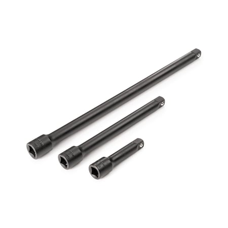 Tekton 3/8 Inch Drive Impact Extension Set, 3-Piece (3, 6, 10 in.) SIA91000